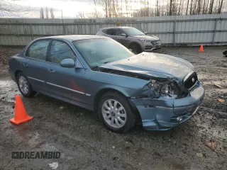 2005 Hyundai Sonata GLS with VIN KMHWF35H75A100960, listed as a Copart auction lot 81070954 with 133,919 mi miles and Salvage Title. Bid and sale history available at carsss.com. Image 4.