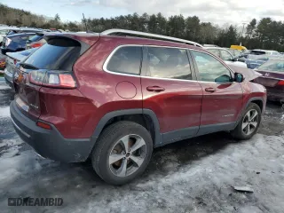 2019 Jeep Cherokee Limited with VIN 1C4PJMDX0KD365378, listed as a Copart auction lot 45733145 with 0 mi miles and Salvage Title. Bid and sale history available at carsss.com. Image 3.