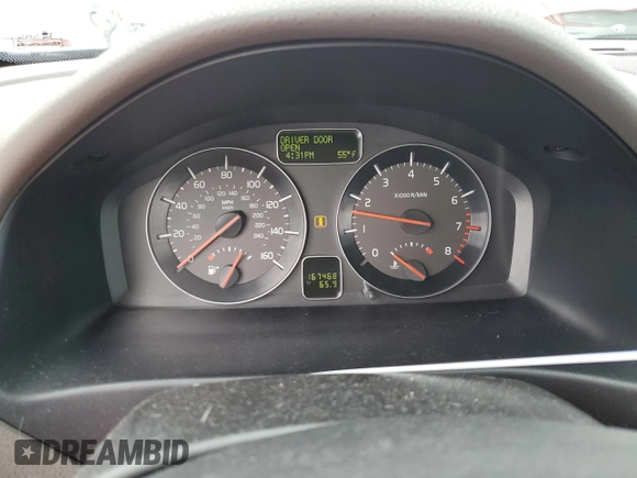 2008 Volvo C30 Version 1.0 with VIN YV1MK672282055338, listed as a Copart auction lot 51919075 with 167,468 mi miles and Salvage Title. Bid and sale history available at DreamBid. Image 9.