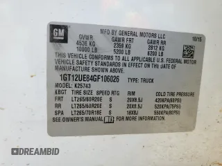 2016 GMC Sierra 2500HD Denali z VIN 1GT12UE84GF106026, wystawiony jako Copart lot #50755335 z przebiegiem 127 039 mil mil oraz Szkoda całkowita • Salvage title. Historia ofert i sprzedaży dostępna na DreamBid. Obrazek 12.