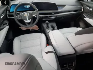 2024 Cadillac XT4 FWD Sport with VIN 1GYFZER46RF213543, listed as a Copart auction lot 83609754 with 3,878 mi miles and Salvage title. Bid and sale history available at DreamBid. Image 8.