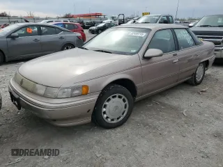 1995 Mercury Sable GS with VIN 1MELM50U3SG629746, listed as a Copart auction lot 52459715 with 131,692 mi miles and Salvage Title. Bid and sale history available at carsss.com. Image 1.
