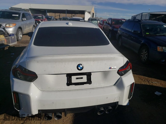 2023 BMW M2 with VIN 3MF13DM08P8D73670, listed as a Copart auction lot 80949983 with 0 mi miles. Bid and sale history available at carsss.com. Image 6.