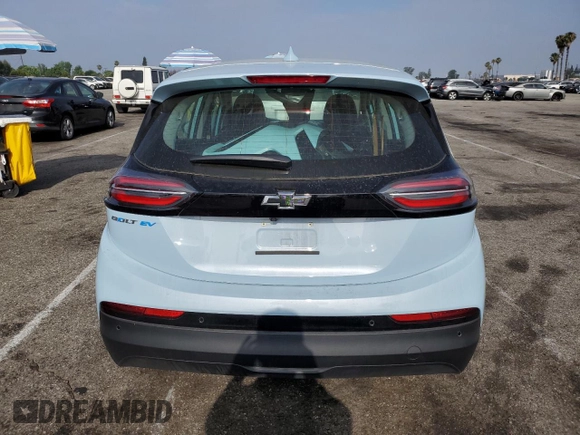 2023 Chevrolet Bolt EV 2LT with VIN 1G1FX6S04P4122510, listed as a Copart auction lot 60584705 with 12,291 mi miles and Salvage title. Bid and sale history available at DreamBid. Image 6.