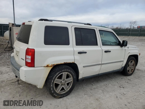 2008 Jeep Patriot Limited with VIN 1J8FT48W58D649307, listed as a Copart auction lot 84977034 with 211,629 mi miles and Clean Title. Bid and sale history available at DreamBid. Image 3.