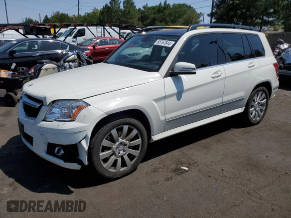 2012 Mercedes-Benz GLK 350 with VIN WDCGG8HBXCF797108, listed as a Copart auction lot 65861064 with 60,370 mi miles and Salvage Title. Bid and sale history available at DreamBid. Image 1.