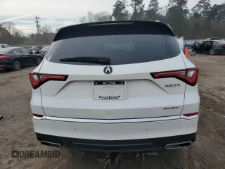 2022 Acura MDX w/Advance Package with VIN 5J8YE1H82NL051558, listed as a Copart auction lot 46953925 with 49,235 mi miles and Salvage Title. Bid and sale history available at carsss.com. Image 6.