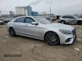 2019 Mercedes-Benz S 560 with VIN WDDUG8GB8KA461260, listed as a Copart auction lot 85986734 with Not Provided miles and Salvage Title. Bid and sale history available at DreamBid. Image 4.