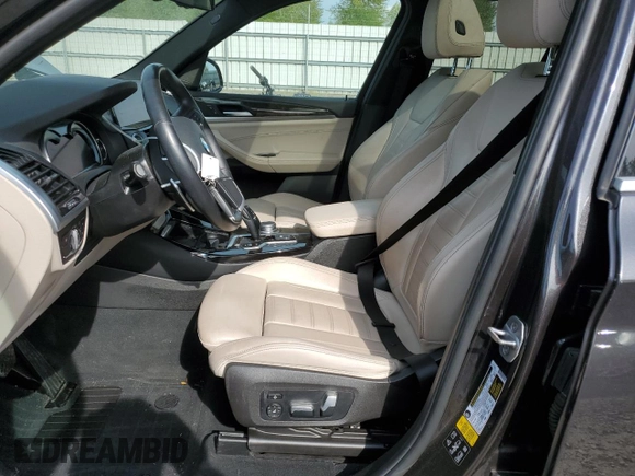 2019 BMW X3 xDrive30i with VIN 5UXTR9C50KLP90236, listed as a Copart auction lot 54836495 with 51,380 mi miles and Salvage Title. Bid and sale history available at DreamBid. Image 7.