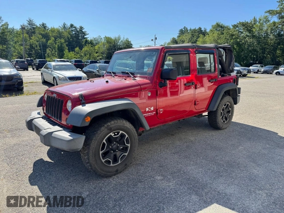 2008 Jeep Wrangler Unlimited X с VIN 1J4GA39158L578432, выставлен на аукционе Copart как лот 65827245 с пробегом 92 335 миль миль и Чистый • Clean title. История ставок и продаж доступна на DreamBid. Изображение 2.