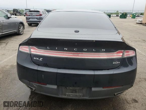 2016 Lincoln MKZ Hybrid with VIN 3LN6L2LU8GR632276, listed as a Copart auction lot 56950725 with 118,662 mi miles and Salvage title. Bid and sale history available at DreamBid. Image 6.