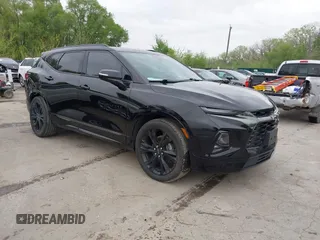 2019 Chevrolet Blazer RS with VIN 3GNKBJRS8KS589136, listed as a IAAI auction lot 42055894 with 59,445 mi miles and . Bid and sale history available at DreamBid. Image 1.