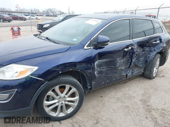 2012 Mazda CX-9 Grand Touring with VIN JM3TB2DA4C0349924, listed as a IAAI auction lot 41353806 with 1 mi miles. Bid and sale history available at carsss.com. Image 6.