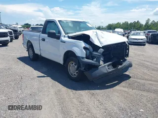 2015 Ford F-150 XL with VIN 1FTMF1C82FKE52391, listed as a IAAI auction lot 42564974 with 186,331 mi miles and . Bid and sale history available at DreamBid. Image 1.