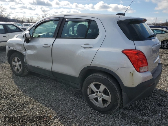 2016 Chevrolet Trax LS with VIN 3GNCJNSB1GL276097, listed as a Copart auction lot 47018065 with 89,362 mi miles and Salvage Title. Bid and sale history available at carsss.com. Image 2.