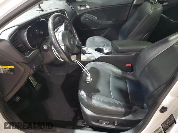 2015 Kia Optima SX Turbo with VIN 5XXGR4A61FG367091, listed as a Copart auction lot 50038995 with 106,003 mi miles and Clean Title. Bid and sale history available at carsss.com. Image 7.