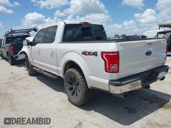 2016 Ford F-150 XLT with VIN 1FTEW1EF1GKE22901, listed as a IAAI auction lot 42559954 with 125,736 mi miles and . Bid and sale history available at DreamBid. Image 3.