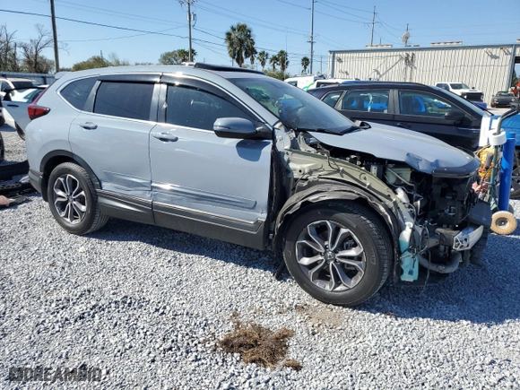 2022 Honda CR-V EX-L with VIN 5J6RW1H85NA018737, listed as a Copart auction lot 44296885 with 57,865 mi miles and Non Repairable. Bid and sale history available at carsss.com. Image 4.