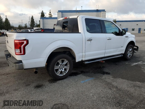 2015 Ford F-150 XL with VIN 1FTEW1CG5FKD43418, listed as a Copart auction lot 44239165 with 208,295 mi miles and Salvage title. Bid and sale history available at DreamBid. Image 3.