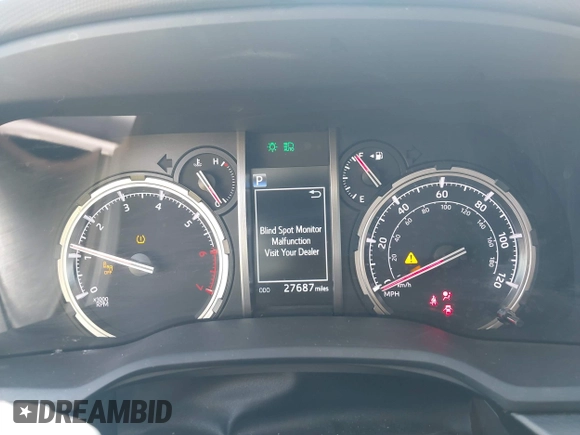2023 Toyota 4Runner TRD Off Road Premium with VIN JTERU5JR1P6202743, listed as a IAAI auction lot 42021717 with 27,687 mi miles and . Bid and sale history available at DreamBid. Image 7.