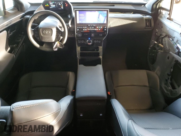 2023 Toyota bZ4X XLE with VIN JTMAAAAA7PA009698, listed as a Copart auction lot 47975935 with 15,916 mi miles and Salvage Title. Bid and sale history available at DreamBid. Image 8.