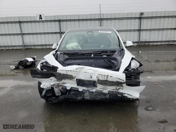 2023 Tesla Model 3 with VIN 5YJ3E1EA9PF558768, listed as a Copart auction lot 85970974 with 0 mi miles and Salvage Title. Bid and sale history available at carsss.com. Image 5.