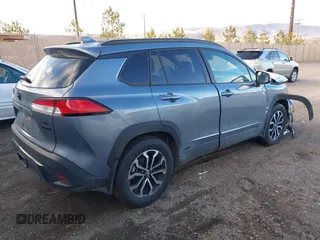 2023 Toyota Corolla Cross Hybrid S with VIN 7MUFBABG3PV005338, listed as a IAAI auction lot 41633311 with 32,082 mi miles and . Bid and sale history available at DreamBid. Image 4.