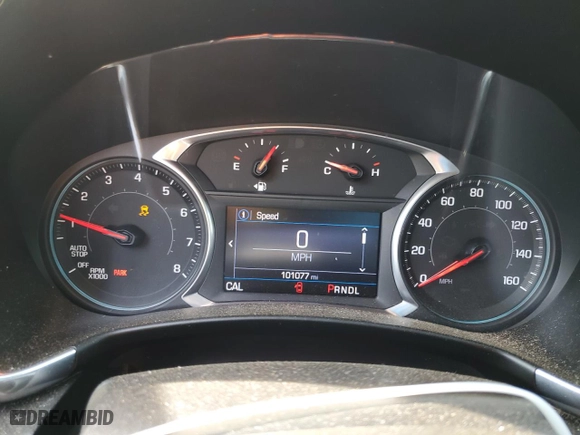 2020 Chevrolet Equinox LT with VIN 3GNAXKEV8LS515364, listed as a Copart auction lot 50362075 with 101,077 mi miles and Non Repairable. Bid and sale history available at carsss.com. Image 9.