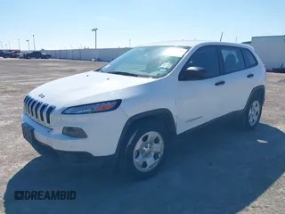 2017 Jeep Cherokee Sport with VIN 1C4PJMAB1HW668725, listed as a IAAI auction lot 41589425 with 185,316 mi miles. Bid and sale history available at carsss.com. Image 17.