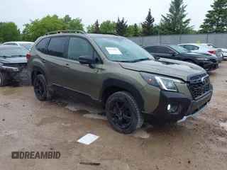 2022 Subaru Forester Wilderness with VIN JF2SKALC5NH416327, listed as a IAAI auction lot 42354984 with 45,875 mi miles and . Bid and sale history available at DreamBid. Image 1.