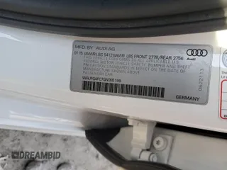 2016 Audi A6 Premium Plus with VIN WAUFGAFC7GN005199, listed as a Copart auction lot 51992905 with 87,535 mi miles and Salvage Title. Bid and sale history available at DreamBid. Image 15.