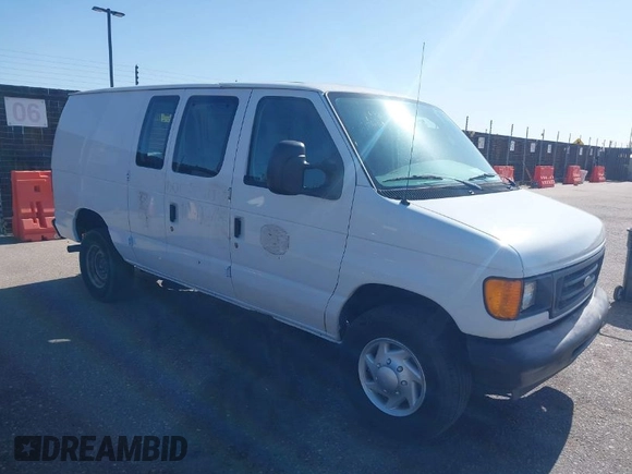 2007 Ford Econoline Cargo with VIN 1FTSE34L17DA94456, listed as a IAAI auction lot 42028321 with 20,632 mi miles and . Bid and sale history available at carsss.com. Image 1.