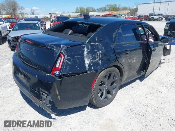 2021 Chrysler 300 with VIN 2C3CCABG8MH585792, listed as a IAAI auction lot 41878292 with 44,463 mi miles. Bid and sale history available at carsss.com. Image 4.