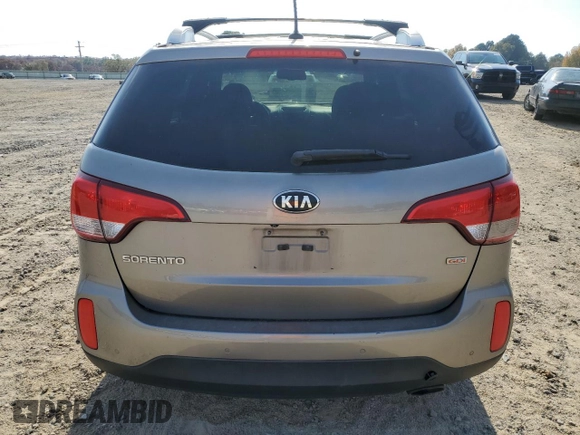 2015 Kia Sorento LX with VIN 5XYKT4A67FG635293, listed as a Copart auction lot 77755594 with 190,843 mi miles and Salvage Title. Bid and sale history available at carsss.com. Image 6.