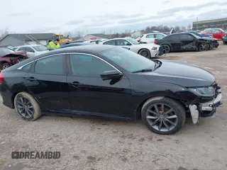 2019 Honda Civic Sedan EX with VIN 19XFC1F31KE013956, listed as a IAAI auction lot 41502562 with 65,752 mi miles. Bid and sale history available at carsss.com. Image 14.