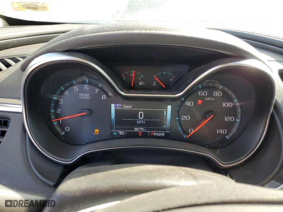 2020 Chevrolet Impala Premier with VIN 1G1105S35LU110315, listed as a Copart auction lot 46648685 with 90,775 mi miles and Salvage Title. Bid and sale history available at carsss.com. Image 9.