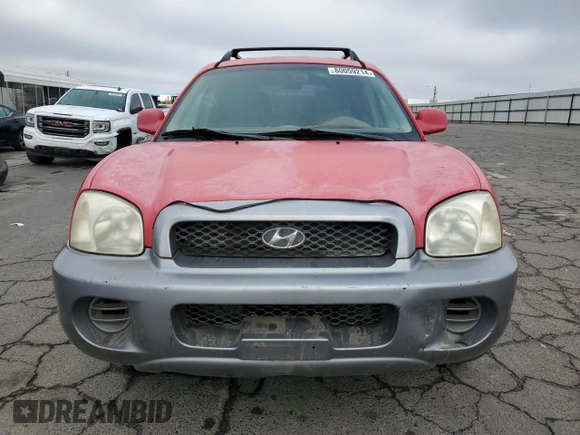 2004 Hyundai Santa Fe with VIN KM8SB12B44U653271, listed as a Copart auction lot 80059214 with 237,541 mi miles and Clean Title. Bid and sale history available at carsss.com. Image 5.