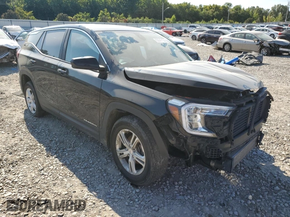 2022 GMC Terrain SLE with VIN 3GKALMEV0NL106101, listed as a Copart auction lot 63547154 with Not Provided miles and Salvage Title. Bid and sale history available at carsss.com. Image 4.