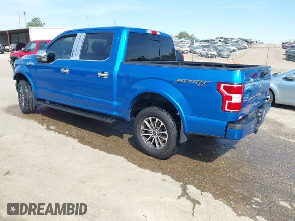 2019 Ford F-150 XL with VIN 1FTEW1EP0KFD47831, listed as a IAAI auction lot 41887760 with 106,495 mi miles and . Bid and sale history available at DreamBid. Image 3.