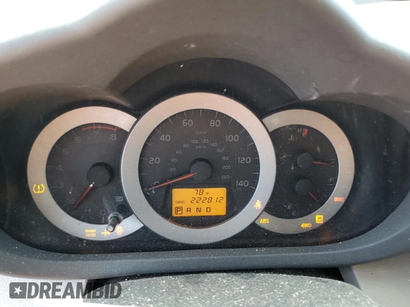 2012 Toyota RAV4 Limited with VIN 2T3DF4DV4CW263492, listed as a Copart auction lot 58043125 with 222,812 mi miles and Salvage title. Bid and sale history available at DreamBid. Image 9.