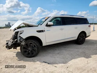 2022 Lincoln Navigator Reserve z VIN 5LMJJ3KT9NEL01203, wystawiony jako Copart lot #60660935 z przebiegiem 55 812 mil mil oraz Szkoda całkowita • Salvage title. Historia ofert i sprzedaży dostępna na DreamBid. Obrazek 1.