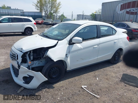 2019 Mitsubishi Mirage ES z VIN ML32F3FJ7KHF12437, wystawiony jako IAAI lot #42119078 z przebiegiem 63 135 mil mil oraz . Historia ofert i sprzedaży dostępna na DreamBid. Obrazek 2.