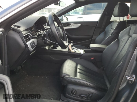 2018 Audi A5 Sportback Premium Plus with VIN WAUENCF54JA024404, listed as a Copart auction lot 47807674 with 68,005 mi miles and . Bid and sale history available at DreamBid. Image 7.