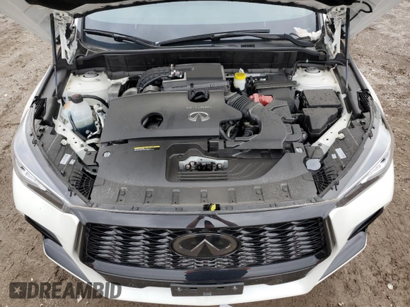 2024 Infiniti QX50 Sport with VIN 3PCAJ5FB1RF112330, listed as a Copart auction lot 72184384 with Not Provided miles and Non Repairable. Bid and sale history available at DreamBid. Image 12.