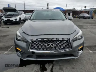 2021 Infiniti Q50 3.0t LUXE with VIN JN1EV7BP1MM702985, listed as a Copart auction lot 47668935 with 0 mi miles and Salvage Title. Bid and sale history available at carsss.com. Image 5.