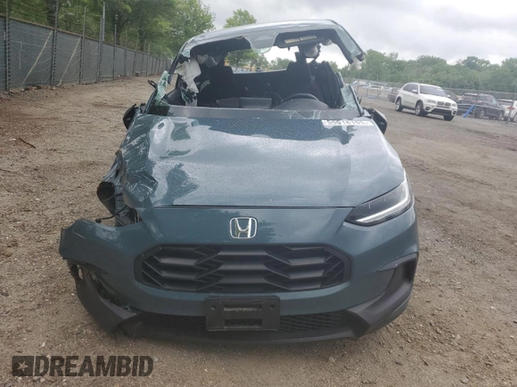 2024 Honda HR-V Sport with VIN 3CZRZ2H53RM738937, listed as a Copart auction lot 55918195 with 37,970 mi miles and Salvage title. Bid and sale history available at DreamBid. Image 5.