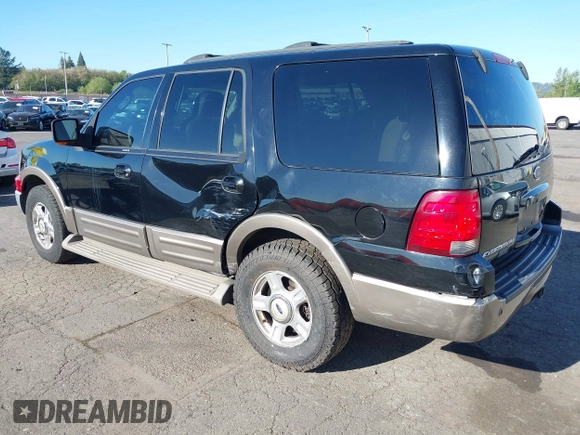 2003 Ford Expedition Eddie Bauer z VIN 1FMFU18L43LC23174, wystawiony jako IAAI lot #42021679 z przebiegiem 240 025 mil mil oraz . Historia ofert i sprzedaży dostępna na DreamBid. Obrazek 3.