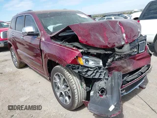 2020 Jeep Grand Cherokee Overland with VIN 1C4RJECG8LC191325, listed as a IAAI auction lot 41860774 with 54,897 mi miles and . Bid and sale history available at DreamBid. Image 1.