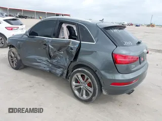 2018 Audi Q3 Premium Plus with VIN WA1HCCFS3JR002403, listed as a IAAI auction lot 42162008 with 94,175 mi miles. Bid and sale history available at carsss.com. Image 3.