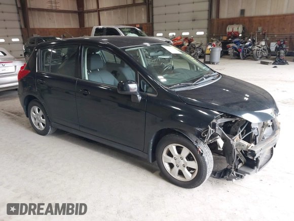 2009 Nissan Versa 1.8 S with VIN 3N1BC13E79L394807, listed as a IAAI auction lot 42198905 with 77,245 mi miles. Bid and sale history available at carsss.com. Image 1.